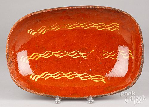 PENNSYLVANIA REDWARE LOAF DISH  30d054