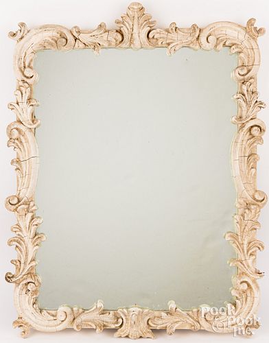 PAINTED MIRROR EARLY 20TH C Painted 30d05f