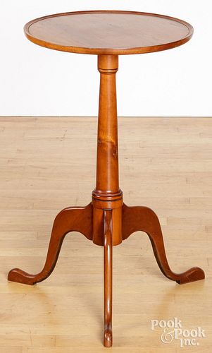 CHERRY CANDLESTAND, 19TH C.Cherry