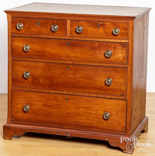 PENNSYLVANIA CHERRY CHEST OF DRAWERS  30d0a4