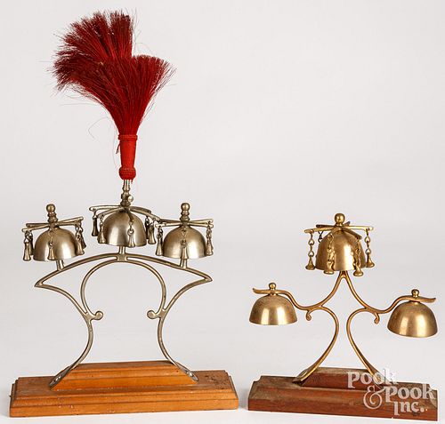TWO SETS OF HORSE PARADE BELLS,