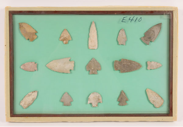 Lot of 15 arrowheads from Perry 4e1c7