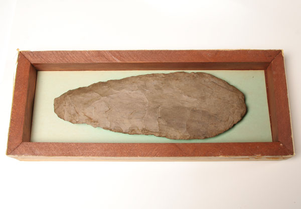 Dover flint spade with polished