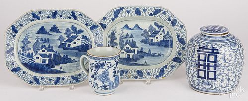 CHINESE EXPORT BLUE AND WHITE PORCELAINChinese 30d1e5