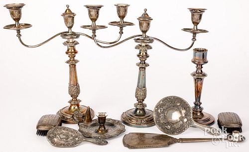 SILVER PLATE AND SILVER MOUNTED
