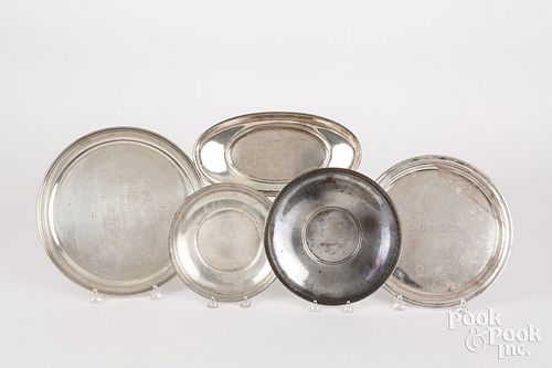 FIVE PIECES OF STERLING SILVERFive 30d219