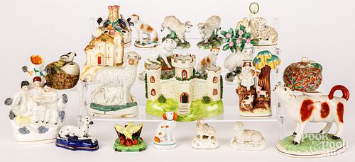 STAFFORDSHIRE AND RELATED PORCELAIN