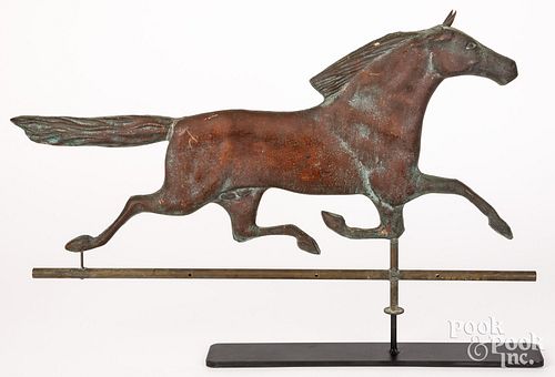SWELL BODIED COPPER RUNNING HORSE 30d23c