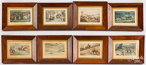 EIGHT LITHOGRAPHS 19TH C Eight 30d26c