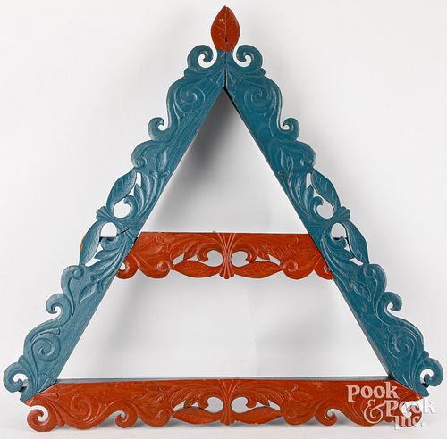 SCANDINAVIAN PAINTED HANGING PYRAMID