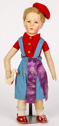 KATHY KRUSE, GERMAN CLOTH DOLLKathy