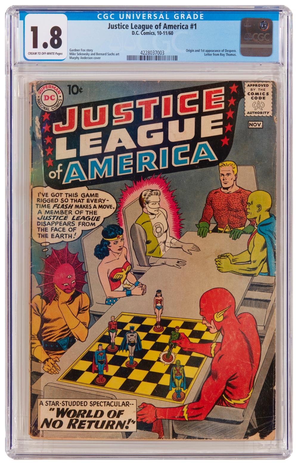 JUSTICE LEAGUE OF AMERICA 1 DC 30ad64