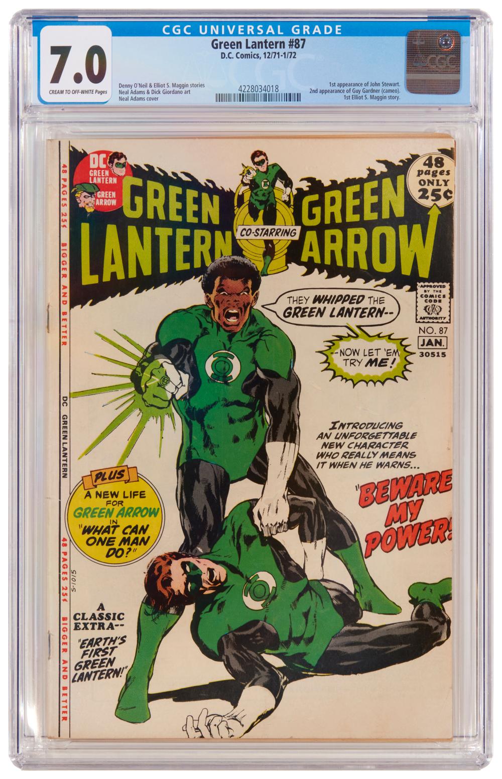 GREEN LANTERN #87 (DC COMICS, 1971)Green