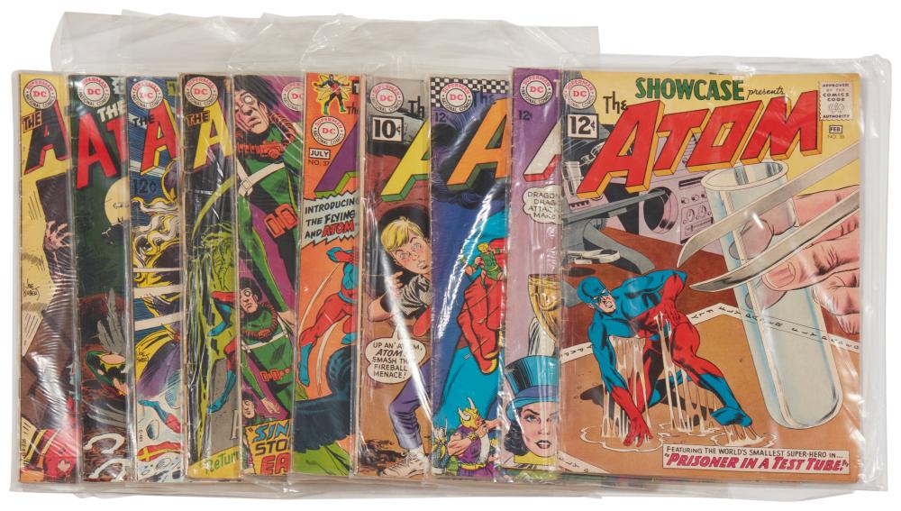 A GROUP OF SILVER AGE DC ATOM COMICSA 30ad9d