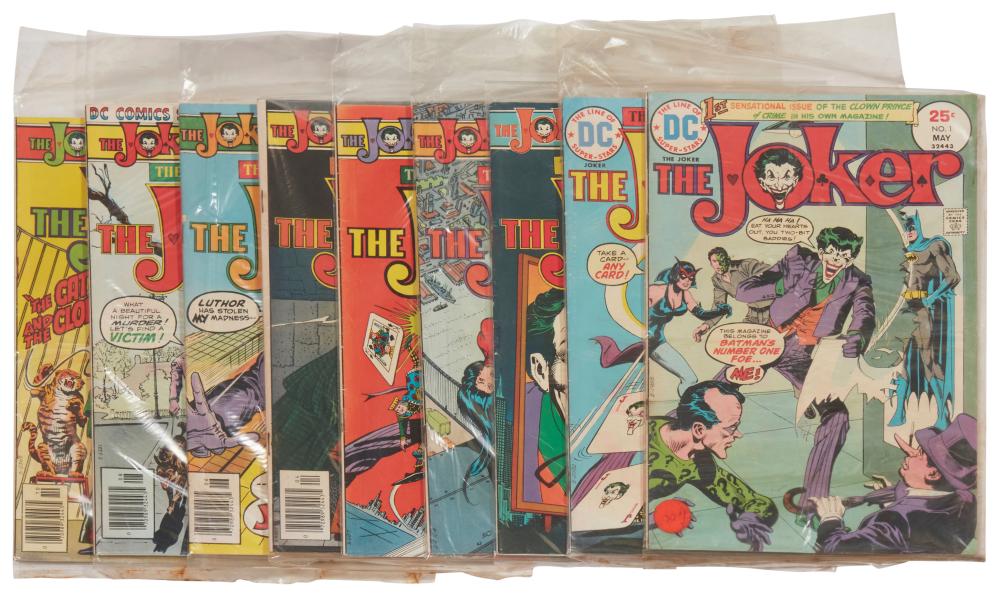A GROUP OF BRONZE AGE DC THE JOKER 30adc8