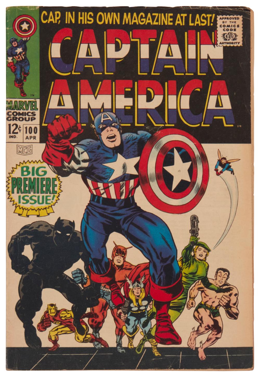 CAPTAIN AMERICA 100 MARVEL 1968 Captain 30ae00