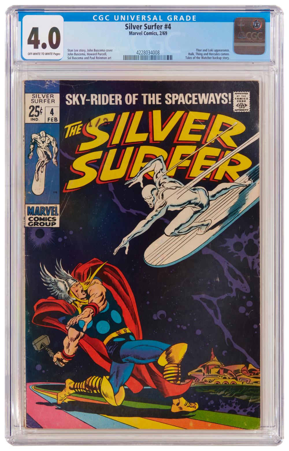 SILVER SURFER 4 MARVEL COMICS  30ae0d