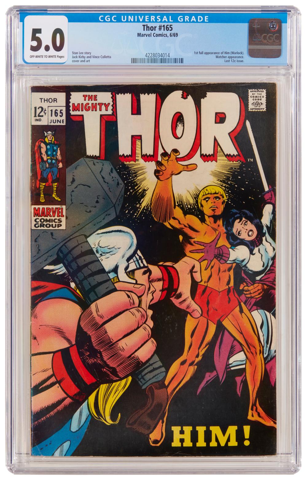 THOR #165 (MARVEL COMICS, 1969)Thor