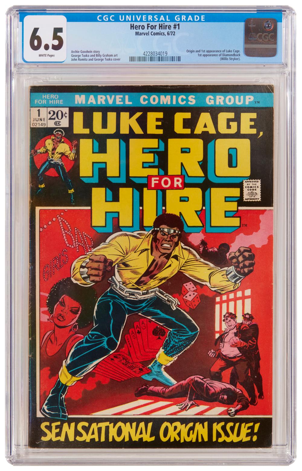 HERO FOR HIRE #1 (MARVEL COMICS,