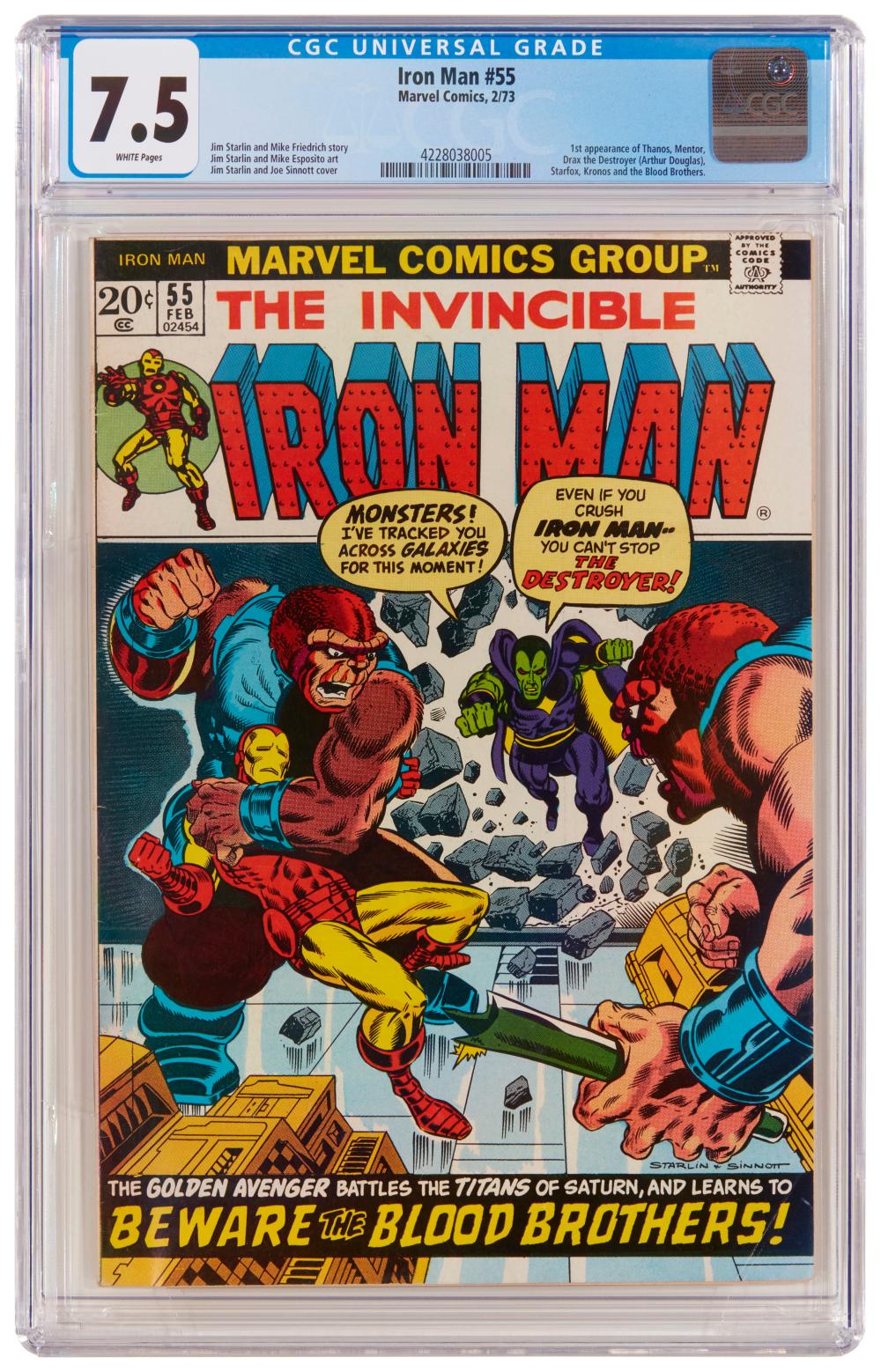 IRON MAN #55 (MARVEL COMICS, 1973)Iron
