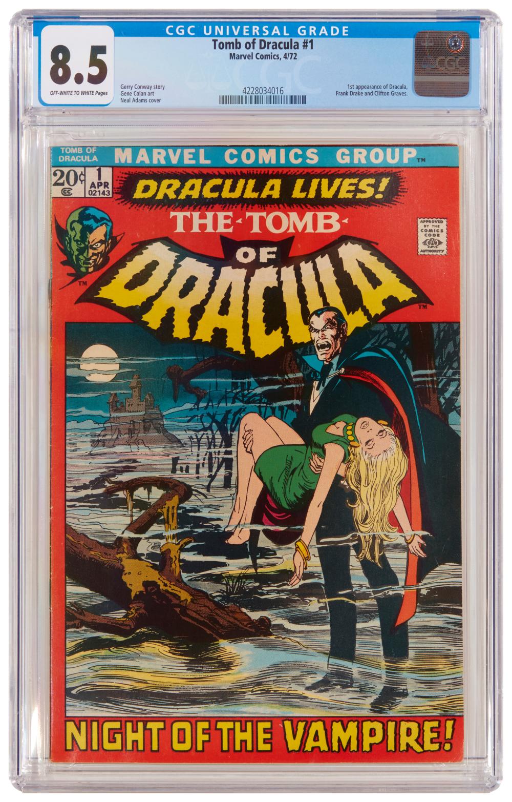 TOMB OF DRACULA 1 MARVEL COMICS  30ae28