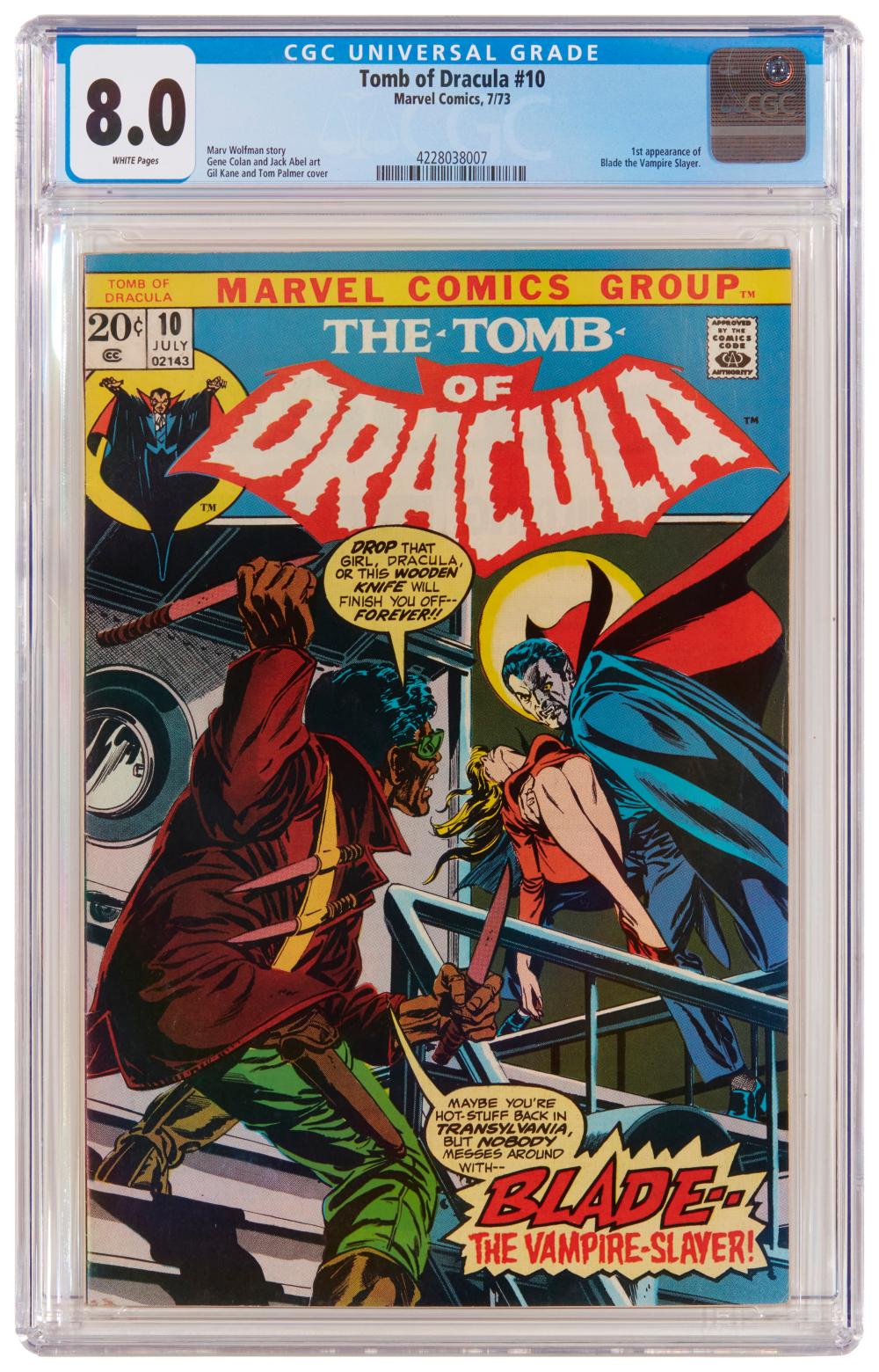 TOMB OF DRACULA 10 MARVEL COMICS  30ae32