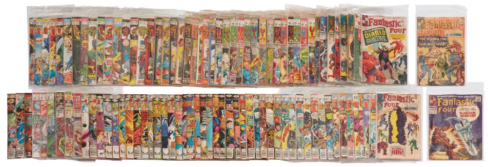 A GROUP OF SILVER AGE MARVEL FANTASTIC 30ae3f