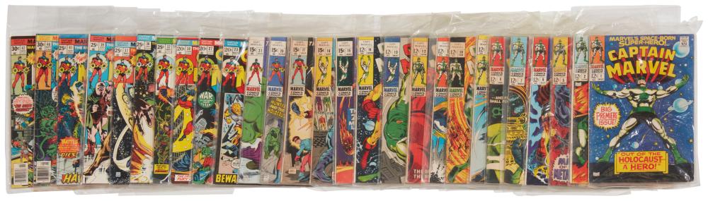 A GROUP OF SILVER AGE MARVEL CAPTAIN 30ae42
