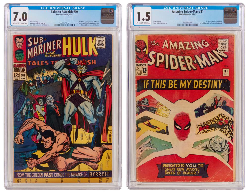 TWO SILVER AGE MARVEL COMICSTwo