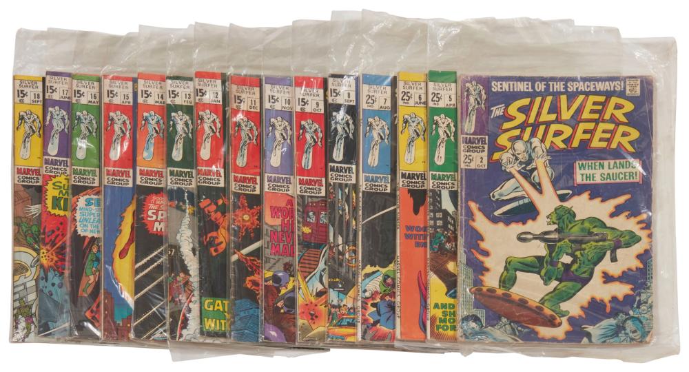 A GROUP OF SILVER AGE MARVEL SILVER