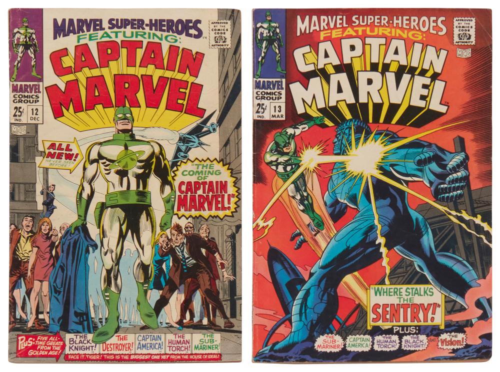 TWO SILVER AGE MARVEL SUPER HEROES 30ae46