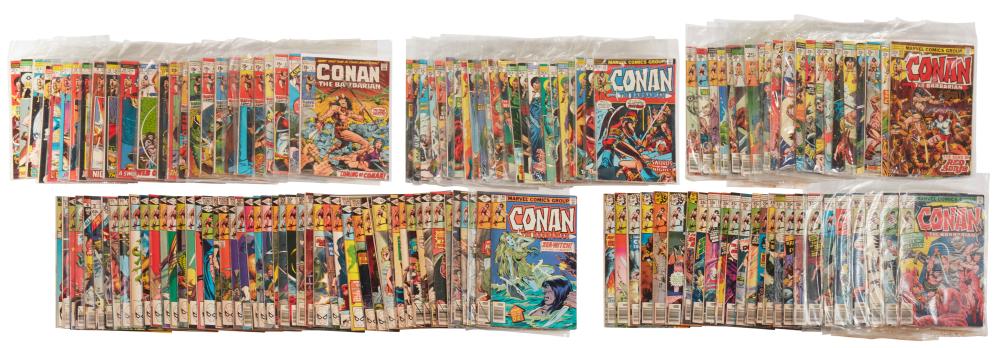 A GROUP OF BRONZE AGE MARVEL CONAN 30ae51