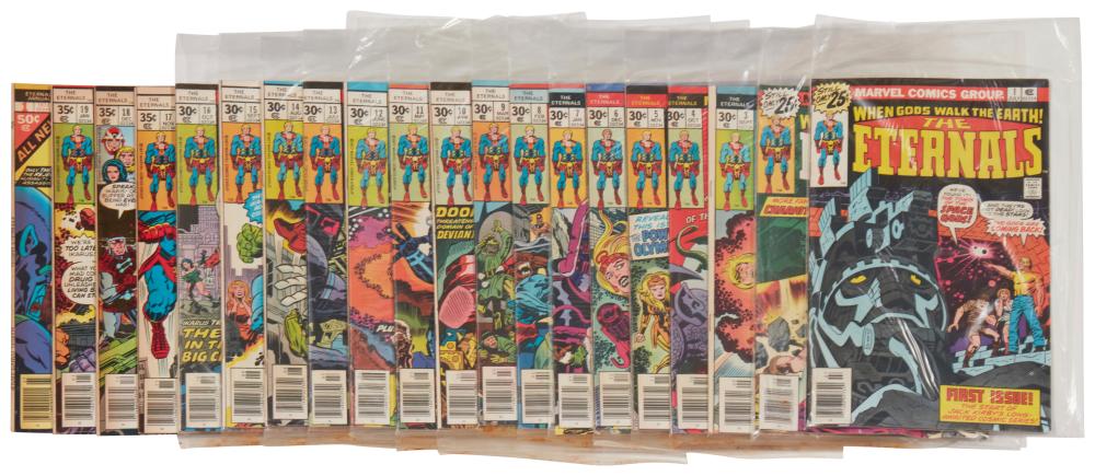 A GROUP OF BRONZE AGE MARVEL ETERNALS