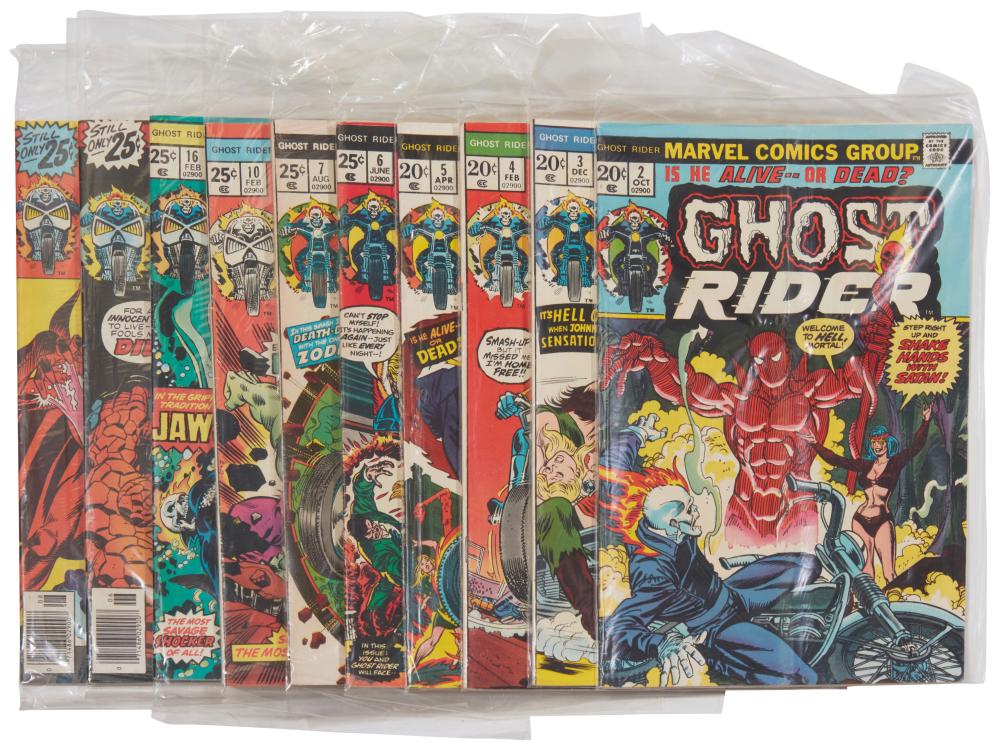 A GROUP OF BRONZE AGE MARVEL GHOST 30ae5a