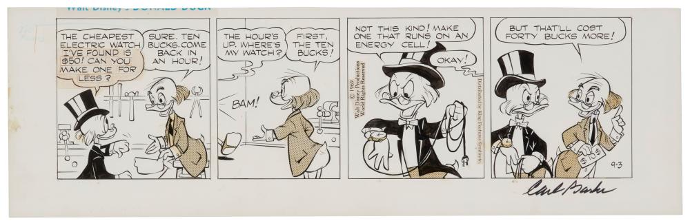 CARL BARKS (1901-2000), "SCROOGE