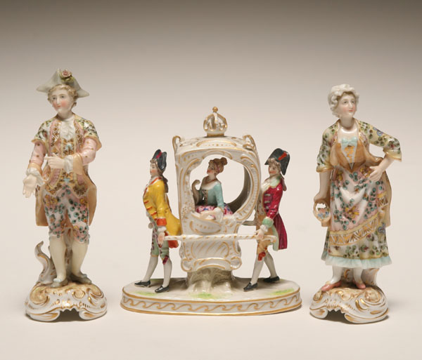 Sitzendorf and Rudolstadt German porcelain