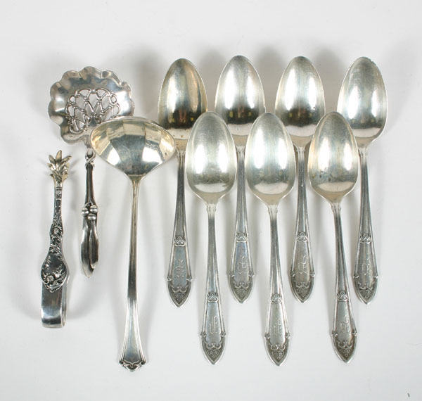 Sterling silver flatware and serving 4de47