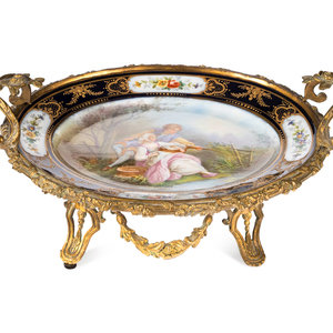 A S vres Gilt Bronze Mounted Porcelain 30aedf