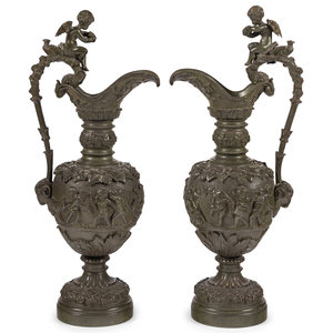A Pair of Neoclassical Patinated 30aef2