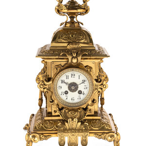 A French Gilt Bronze Mantel Clock Late 30af01