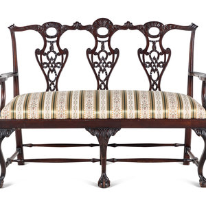 A George III Style Carved Mahogany 30af1b