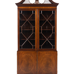 A George III Style Mahogany Bookcase
