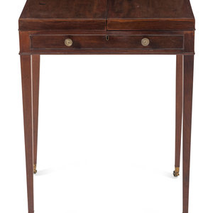 An Edwardian Mahogany Dressing