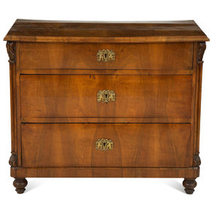 A Continental Walnut Chest of Drawers Probably 30af80