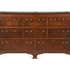 An English Oak Sideboard with Hinged 30afb1