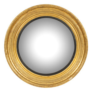 A George III Giltwood Convex Mirror Circa 30afc4