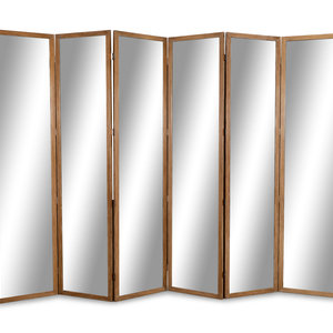 A Contemporary Mirrored Eight Panel 30b003