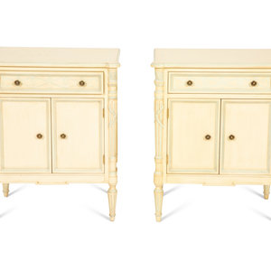 A Pair of Louis XVI Style Painted 30b00d