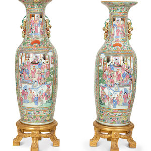 A Pair of Large Chinese Canton 30b033