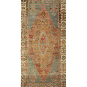 An Oushak Wool Runner 20th Century 7 30b03c